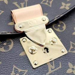 Pre Owned Louis Vuitton Monogram Canvas Leather Brown Eden MM