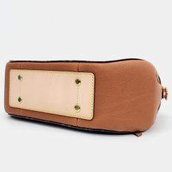 Pre Owned Louis Vuitton Monogram Canvas Leather Brown Eden MM