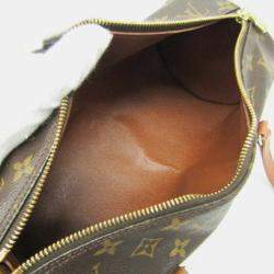 Pre Owned Louis Vuitton Brown Monogram Canvas Papillon 30 Satchel