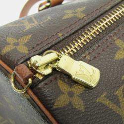 Pre Owned Louis Vuitton Brown Monogram Canvas Papillon 30 Satchel