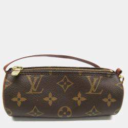 Pre Owned Louis Vuitton Brown Monogram Canvas Papillon 30 Satchel