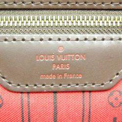 Pre Owned Louis Vuitton Brown Damier Ebene Canvas Neverfull MM Tote Bag