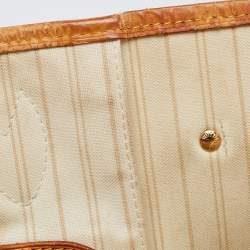 Louis Vuitton White Canvas Damier Azur Neverfull MM Tote Bag