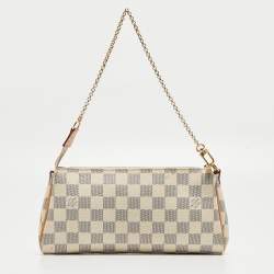 Pre Owned Louis Vuitton Damier Azur Canvas Eva Pochette