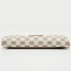 Pre Owned Louis Vuitton Damier Azur Canvas Eva Pochette