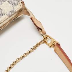 Pre Owned Louis Vuitton Damier Azur Canvas Eva Pochette