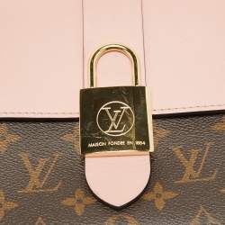 Pre Owned Louis Vuitton Rose Poudre/Monogram Canvas Locky BB Bag