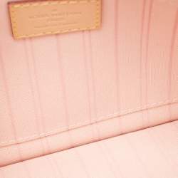 Louis Vuitton Damier Azur Canvas Neverfull Zipped Clutch 