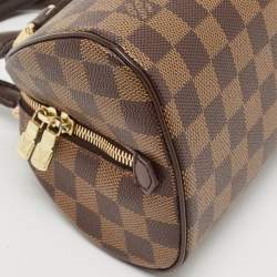 Pre Owned Louis Vuitton Damier Ebene Canvas Mini Ribera Bag