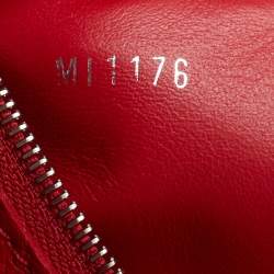 Pre Owned Louis Vuitton Rubis Taurillon Leather Capucines PM Bag