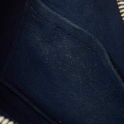 Pre Owned Louis Vuitton Myrtille Blue Epi Leather Alma BB Bag