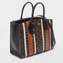 Pre Owned Louis Vuitton Multicolor/Monogram Canvas and Brogues Leather City Steamer MM Bag
