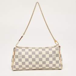 Pre Owned Louis Vuitton Damier Azur Canvas Eva Pochette Bag