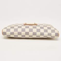 Pre Owned Louis Vuitton Damier Azur Canvas Eva Pochette Bag
