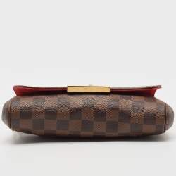 Pre Owned Louis Vuitton Damier Ebene Canvas Favorite PM Bag