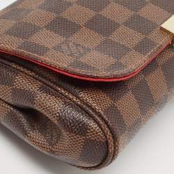 Pre Owned Louis Vuitton Damier Ebene Canvas Favorite PM Bag