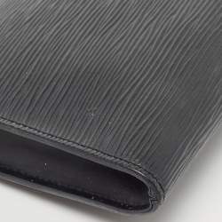 Pre Owned Louis Vuitton Black Epi Leather Pochette Accessoires Bag