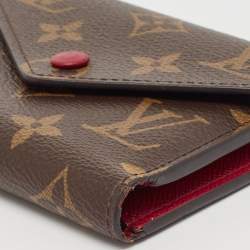 Louis Vuitton Aurore Monogram Canvas Victorine Compact Wallet