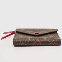Louis Vuitton Aurore Monogram Canvas Victorine Compact Wallet