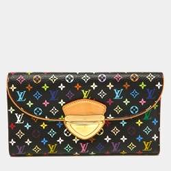 Louis Vuitton Black Monogram Multicolor Monogram Canvas Eugenie Wallet