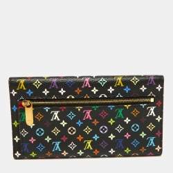 Louis Vuitton Black Monogram Multicolor Monogram Canvas Eugenie Wallet