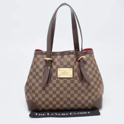 Pre Owned Louis Vuitton Damier Ebene Canvas Hampstead MM Bag