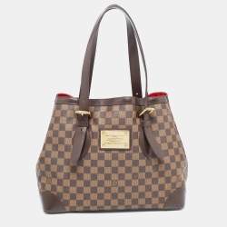 Pre Owned Louis Vuitton Damier Ebene Canvas Hampstead MM Bag