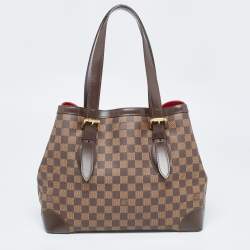 Pre Owned Louis Vuitton Damier Ebene Canvas Hampstead MM Bag