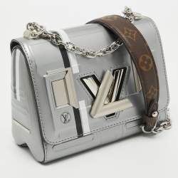 Louis Vuitton Grey Leather Spaceship Twist PM Bag