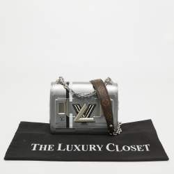 Louis Vuitton Grey Leather Spaceship Twist PM Bag