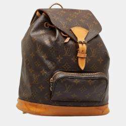 مملوكة مسبقًا Louis Vuitton Brown Canvas Monogram Montsouris MM Backpack