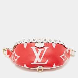 Pre Owned Louis Vuitton Multicolor Giant Monogram Canvas Bumbag