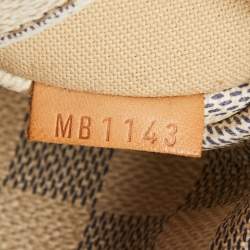 Pre Owned Louis Vuitton Damier Azur Canvas Totally MM Bag