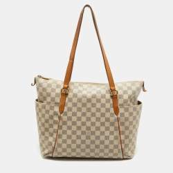 Pre Owned Louis Vuitton Damier Azur Canvas Totally MM Bag