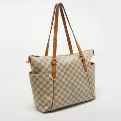 Pre Owned Louis Vuitton Damier Azur Canvas Totally MM Bag
