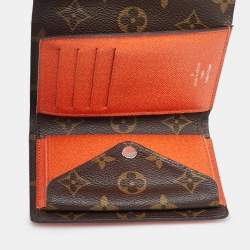 مملوكة مسبقًا Louis Vuitton Piment Epi Leather and Monogram Canvas Marie-Lou Compact Wallet