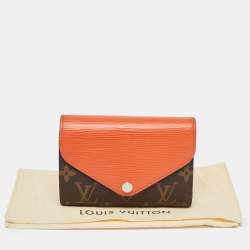 مملوكة مسبقًا Louis Vuitton Piment Epi Leather and Monogram Canvas Marie-Lou Compact Wallet