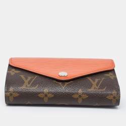 مملوكة مسبقًا Louis Vuitton Piment Epi Leather and Monogram Canvas Marie-Lou Compact Wallet