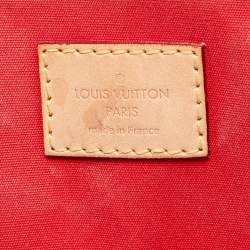 Pre Owned Louis Vuitton Cerise Monogram Vernis Alma PM Bag