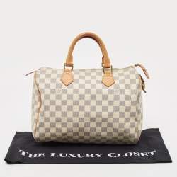 Louis Vuitton Damier Azur Canvas Speedy 30 Bag