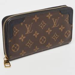 Louis Vuitton Monogram Canvas Zippy Retiro Zip Around Wallet