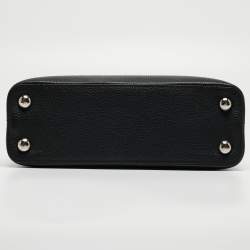 مملوكة مسبقًا Louis Vuitton Black/Beige Taurillon Leather and Python Capucines BB Bag