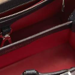 مملوكة مسبقًا Louis Vuitton Black/Beige Taurillon Leather and Python Capucines BB Bag