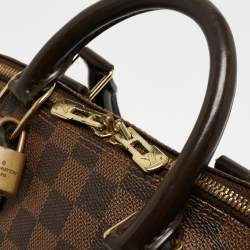 Pre Owned Louis Vuitton Damier Ebene Canvas Alma PM Bag