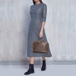 Pre Owned Louis Vuitton Damier Ebene Canvas Alma PM Bag
