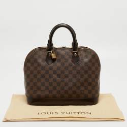 Pre Owned Louis Vuitton Damier Ebene Canvas Alma PM Bag