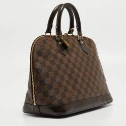 Pre Owned Louis Vuitton Damier Ebene Canvas Alma PM Bag