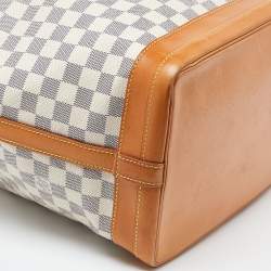 Pre Owned Louis Vuitton Damier Azur Canvas Noe Bag