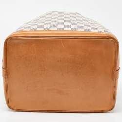 Pre Owned Louis Vuitton Damier Azur Canvas Noe Bag
