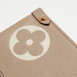Pre Owned Louis Vuitton Bicolor Monogram Empriente Leather Giant Onthego MM Bag